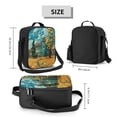 thumbnail image 2 of Balery Impressionist Village Sky Caja de Almuerzo y Bolsa de Almuerzo para Hombres y Mujeres, Bolsa de Almuerzo Reutilizable con Gran Capacidad, Bolsa de Almuerzo Aislada, 2 of 7