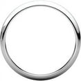 thumbnail image 2 of FB Jewels 14k White Gold 2.5mm Half Round Wedding Ring Band Size 5.5, 2 of 3