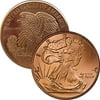 1 oz .999 Pure Copper Round/Challenge Coin (Walking Liberty (USA Eagle Back))