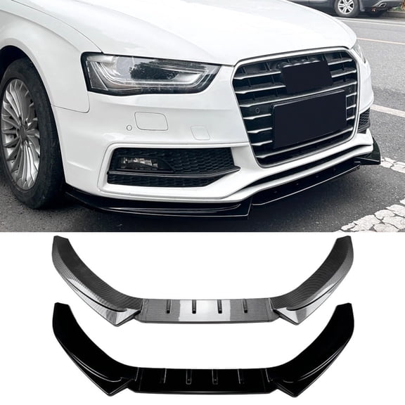A4 Front Bumper Lip Spoiler For Audi A4 S4 B8.5 Sline 2013-2016