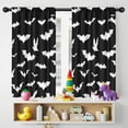 thumbnail image 5 of Blackout Kids Curtains,Halloween Bat Silhouettes Childrens Insulated Curtains Set Of 2,Bedroom Essentials,Toddler Room Decor 42"x54", 5 of 5