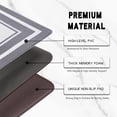 thumbnail image 5 of Modern Kitchen Mat Set Anti Fatigue 2 Piece, Non-Skid Waterproof Kitchen Mats and Rugs Cushioned, Washable Kitchen Rug Floor Ergonomic Comfort Mats for Kitchen Home, 18'''' x 48'''' + 18'''' x 30'''', 5 of 5