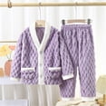 thumbnail image 2 of Ketyyh-chn99 Toddler Girls' Long Sleeve Tees Baby Girl Long Sleeve Blouse Toddler Girls Pullover Long Sleeve T-Shirts Toddler to Big Kid Size for 4-5 Years,Purple, 2 of 7