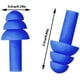 thumbnail image 2 of Pares de tapones para los oídos para nadador, tapones para los oídos de silicona impermeables reutilizables, tapones para los oídos unisex para adultos, para piscina, mar, baño, deportes acuáticos, 2 of 5