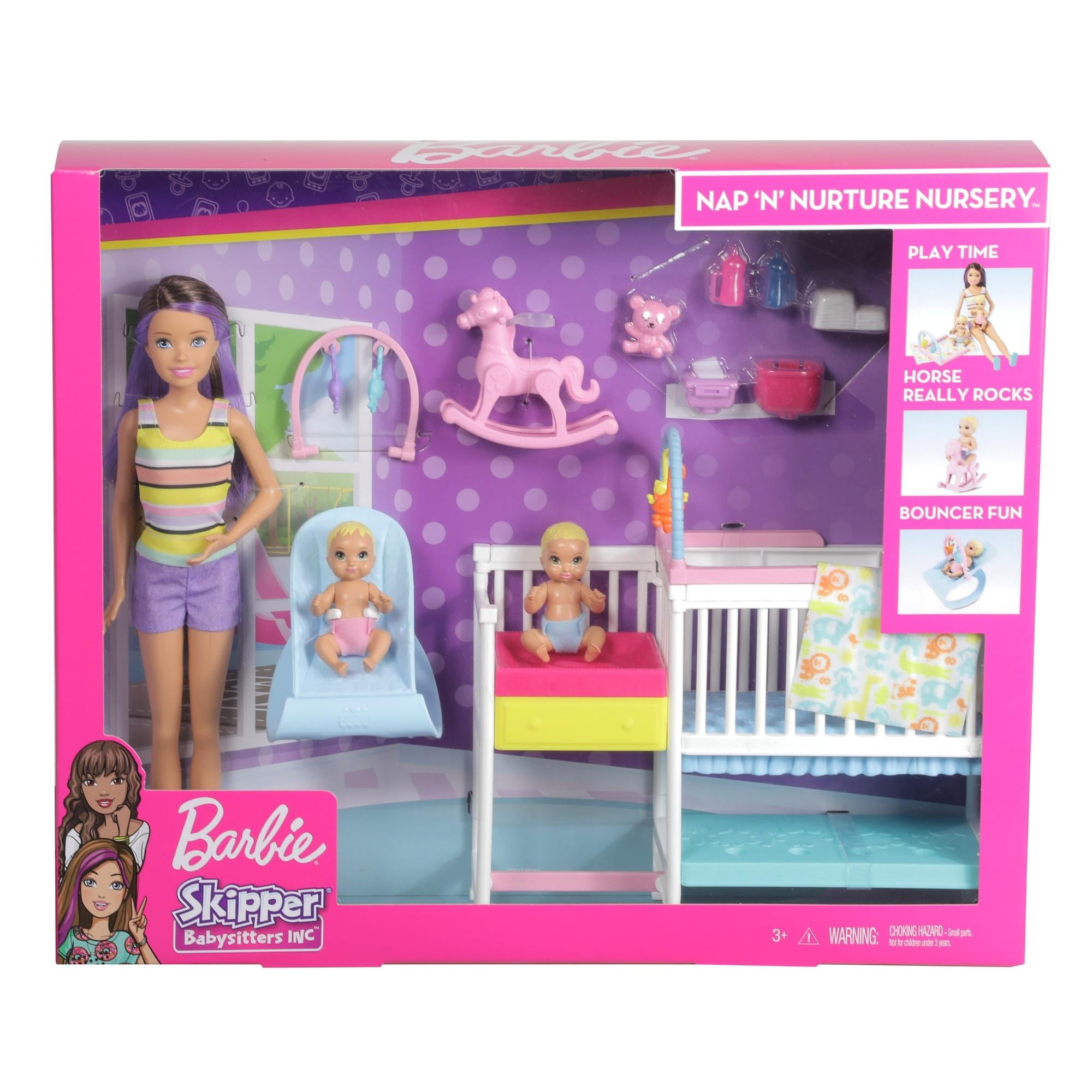 barbie nap n nurture nursery