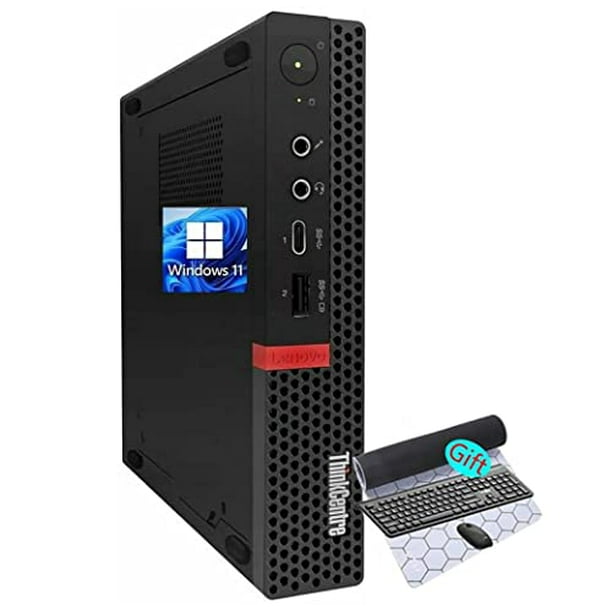gør ikke Installation gispende Lenovo ThinkCentre M920q Tiny Desktop Intel i5-9500T Up to 3.70GHz 32GB RAM  New 512GB NVMe SSD Built-in AX210 Wi-Fi 6E BT HDMI Dual Monitor Support  Wireless Keyboard and Mouse Win11 Pro (used) -