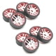thumbnail image 1 of 8 Piezas de Neumáticos Y Ruedas de Coche RC para K969 K989 K999 P929 Iw04M Iw02 Rm02 Rm03 Dgawd Mini-Z RC 1/28 Piezas de Coche, Rojo, 1 of 7