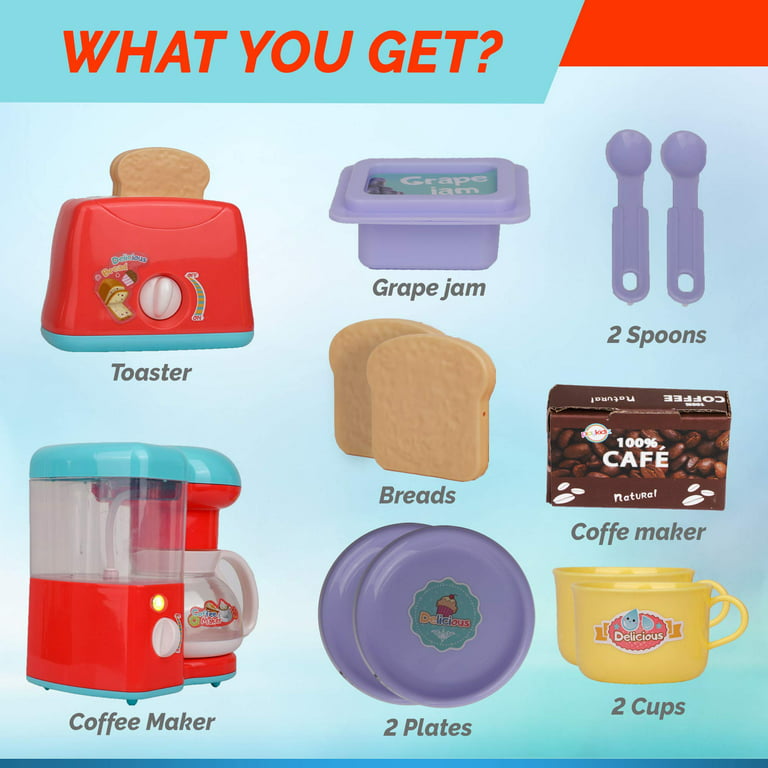 Mini Chef - Breakfast Playset, Toaster Set