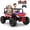 Red, variant on East doll 24V Ride on UTV for Big Kids, 2 Seater Kids Electric Car, Ride on Cars with Remote Control, 4 Wheels, 800W Motors, 5.1 MPH ,White