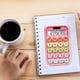 thumbnail image 4 of Campana Para Cocina 10-digit Desk Calculator With Large LCD Display And Sensitive Buttons Solar And Battery Powered Standard Functions For Office Home School Candy Colors, 4 of 6