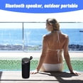 thumbnail image 6 of Weloille Bluetooth Speakers with LED Lights, Wireless Portable Speaker, HD Surround Sound, Bass Boost for Outdoor, Camping, Beach, Pool Use, 6 of 8