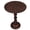 Scorch Burnt, variant on Hand-Carved Solid Wood End Table, 18” x 22”, Modern Accent Side Table for Living Room, Bedroom & Office, White Wash