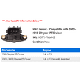 thumbnail image 2 of MAP Sensor - Compatible with 2003 - 2010 Chrysler PT Cruiser 2004 2005 2006 2007 2008 2009, 2 of 2