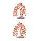 thumbnail image 4 of Adorno de árbol Advancent Decoración de escritorio de cristal natural Rojo 2Conjunto, 4 of 6