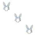 thumbnail image 3 of Maytalsory Bandeau Confortable pour Filles Accessoires pour Cheveux Collection Durable Oreilles de Lapin Bleu Ensemble de 3, 3 of 6