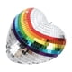 thumbnail image 4 of Bola de discoteca con forma de corazón, bola de espejo reflectante, adornos colgantes, bola de discoteca con espejo para decoración de bodas y fiestas, 4 of 8