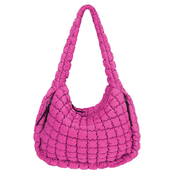 Bolsa acolchada Juoxeepy, grande, acolchada, de nailon con hombros