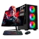 thumbnail image 1 of Computadora Escritorio Completa Xtreme PC Gaming AMD Radeon Vega 8 Ryzen 7 5700G 16GB SSD 500GB Monitor Curvo 27 100Hz WIFI Black juegos casuales, trabajo y estudio, 1 of 6