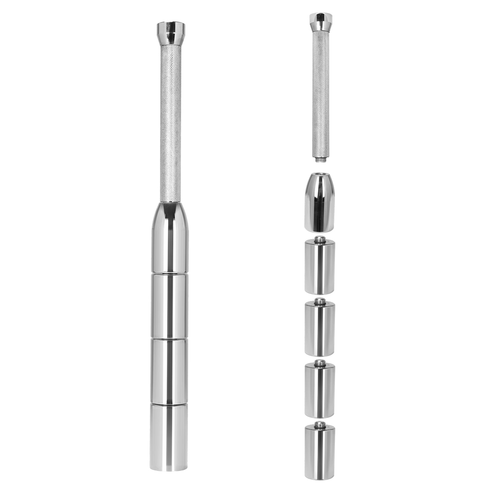 Btidfty Solid Pure Steel Barbell Multi-purpose Strength Training Macebell Clubbell Wear Resist for Exercise Grips & Forearms Workouts