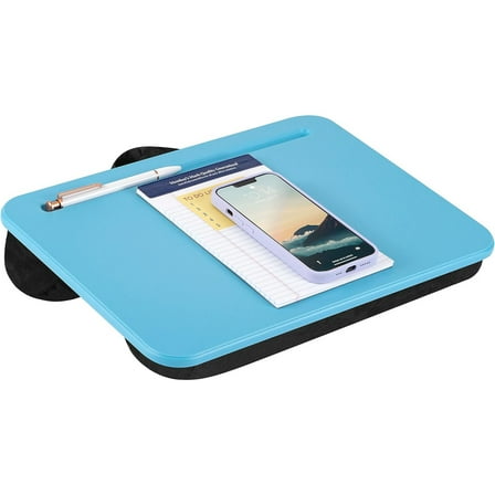 Compact Lap Desk - Fits up to 15 Inch Laptops - Alaskan Blue