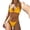Yellow, variant on MDUKONU Thong Bikini Sets for Women Two Piece Swimsuits Bathing Suit Triangle Top String Swim Suits 2026 L Black