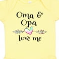 thumbnail image 4 of Inktastic Oma and Opa Love Me- Heart Grandchild Boys or Girls Baby Bodysuit, 4 of 5