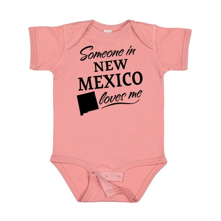 

Inktastic Someone in New Mexico Loves Me Gift Baby Boy or Baby Girl Bodysuit