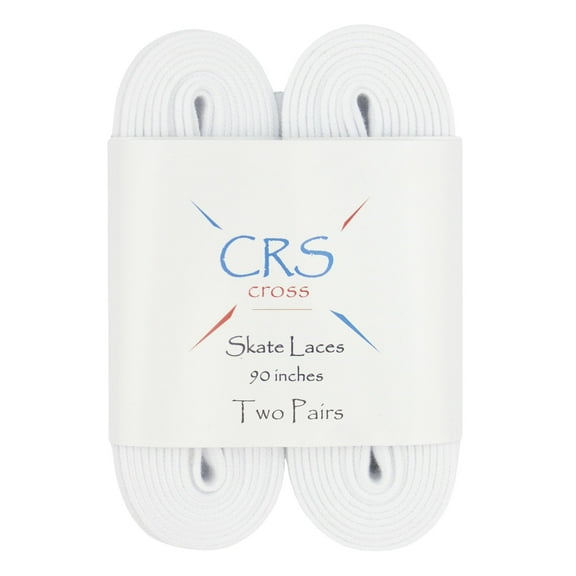 CRS Cross Figure Skate Laces - 2 Pair Skate Lace for Ice Skating (100 inch)
