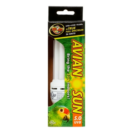 UPC: 0097612345056 | Zoo Med Avian Sun 5.0 UVB Compact Fluorescent Bird lamp  26 Watts