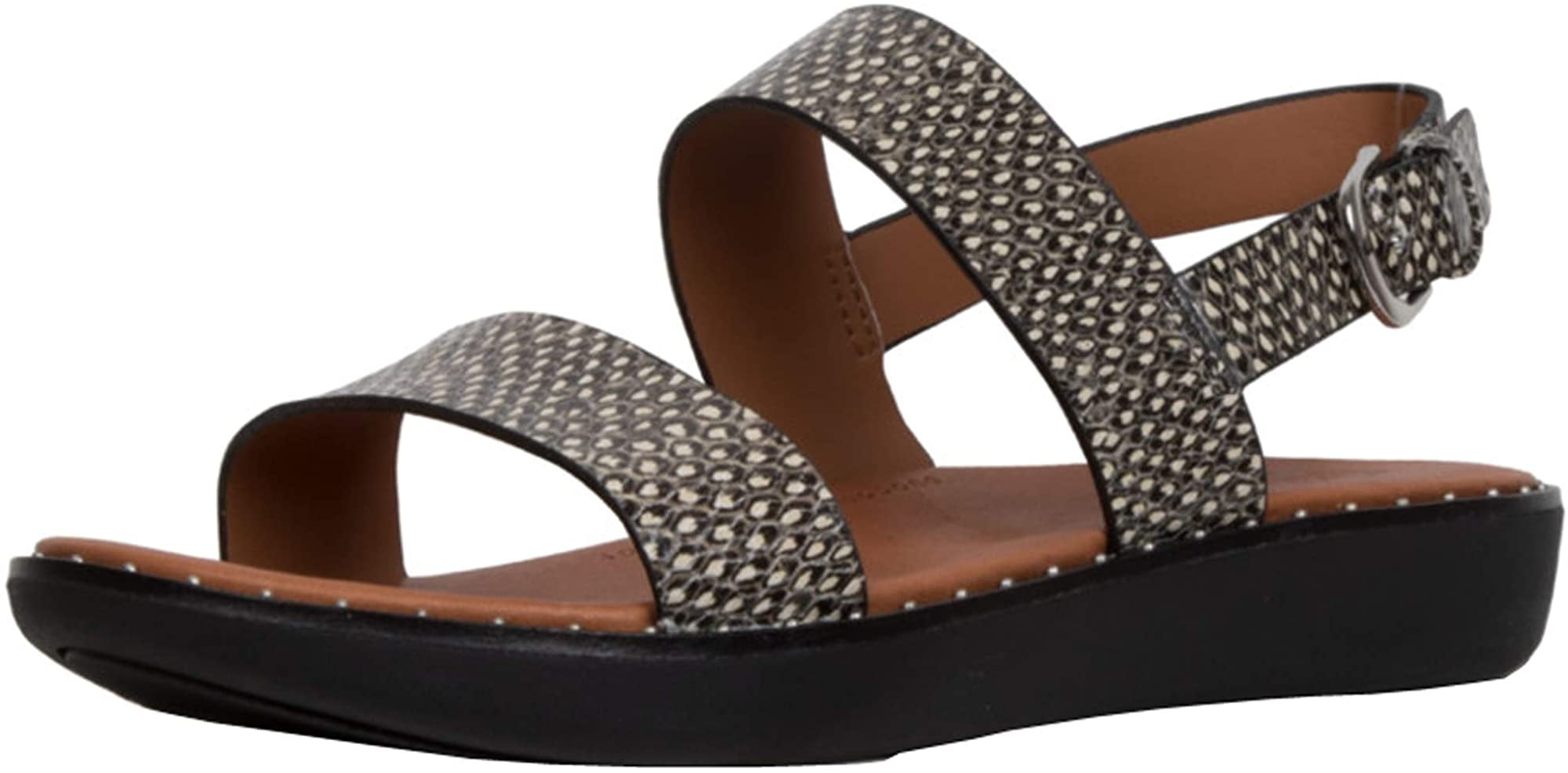 FitFlop Womens Barra Dotted Snake Back Strap Sandal Shoes | Walmart Canada