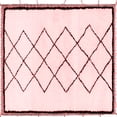 thumbnail image 1 of Ahgly Company Indoor Square Solid Red Modern Area Rugs, 4' Square, 1 of 4