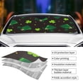 thumbnail image 4 of Kdxio St. Patrick's Day8 Print Front Windshield Sun Shade,Folding Auto Sunshade for Car Truck SUV-Small, 4 of 7