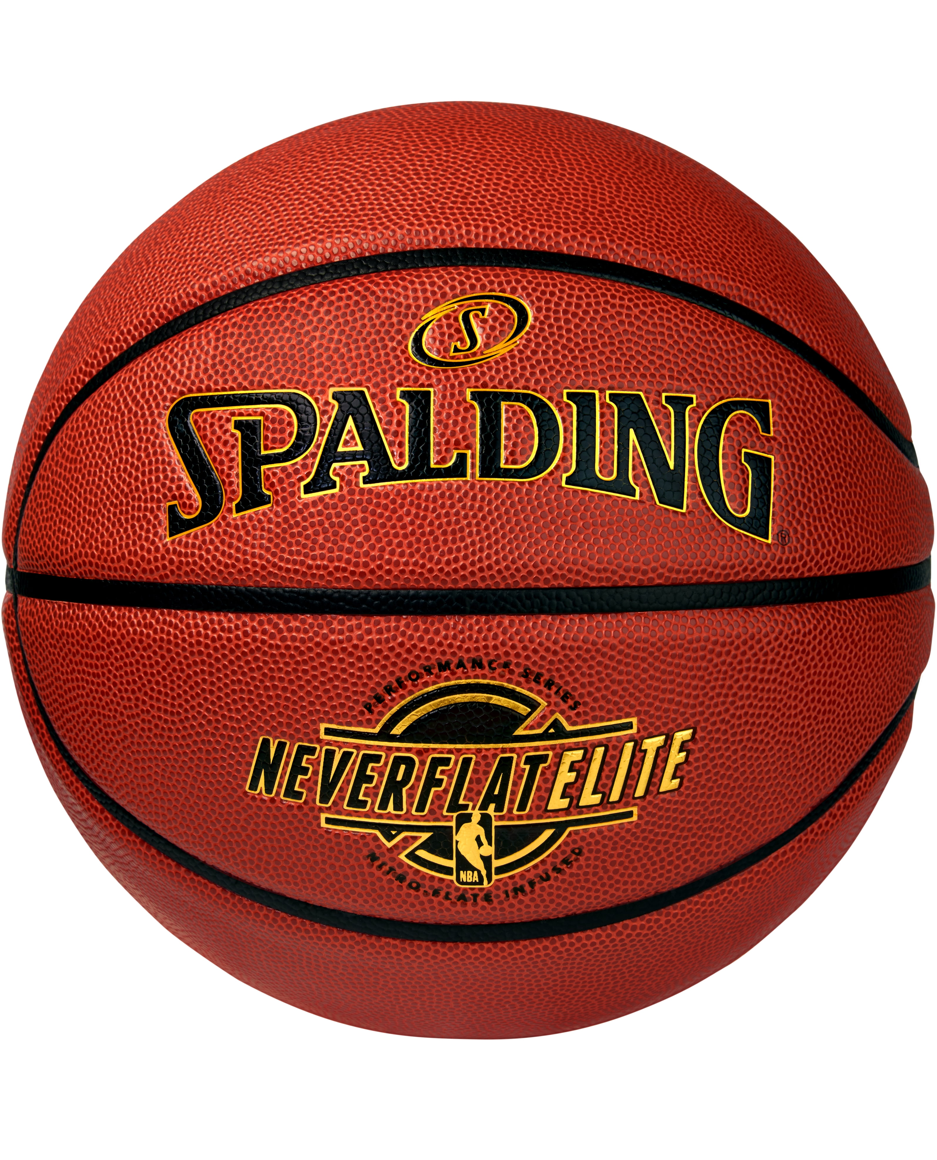 Spalding NeverFlat Elite Indoor/Outdoor Basketball, 29.5"