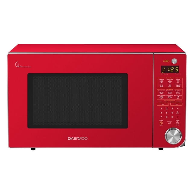Horno de Microondas Daewoo 1.4 Pies Cúbicos Rojo