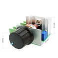 thumbnail image 5 of Motor Speed Controller,2000w Pwm Motor Dimmer Adjustable Adjuster Motor Speed Eryue Huiop Rookin Lechnical, 5 of 5