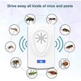 thumbnail image 2 of Repelente de roedores de insectos ultrasónico, repelente de mosquitos 2021, repelente de moscas eléctrico para interiores, ratones, mosquitos, cucarachas, hormigas, repelente de arañas, 100% inofensiv Afortunado Sencillez, 2 of 3