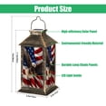 thumbnail image 3 of Solar Lantern Majestic Bald Eagle Flight American Flag Patriotic Garden Hanging Lantern Waterproof Solar Powered Lighting Outdoor Lamp for Deck Yard Camping Patio Decor, 3 of 7
