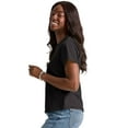 thumbnail image 2 of Hanes Essentials Women’s Cotton T-Shirt, Classic Fit Black S, 2 of 5
