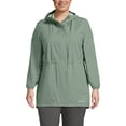 thumbnail image 3 of Lands' End Women's Plus Size Waterproof Hooded Packable Raincoat, 3 of 3
