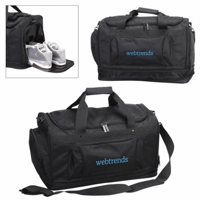 Preferred Nation P9657 BLK Expandable Duffle - Black-