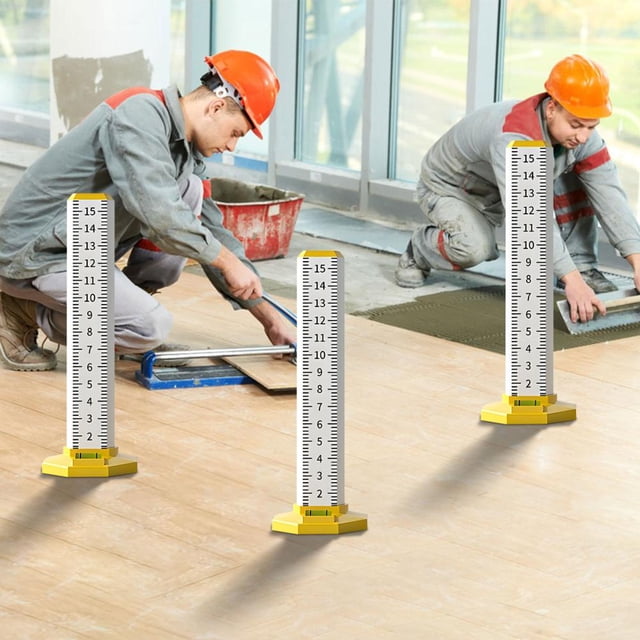 Feltree Tile Leveling System, Furring Channel Leveler for Wall and Floor Tile Installation, Heavy Duty Adjustable Leveling Ruler Tool