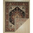 thumbnail image 2 of EORC Navy Hand Knotted Wool Traditional Heriz Weave  Rug, 8' x 10', 2 of 4