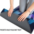 thumbnail image 3 of Blue Purple Tie Dye Mandala Pattern Hot Yoga Mat Towel Non Slip for Hot Yoga - Quick-Drying Yoga Mat Cover with 4 Corner Pockets with Travel Bag - Hot Yoga Towel Non Slip 74"x26", 3 of 6