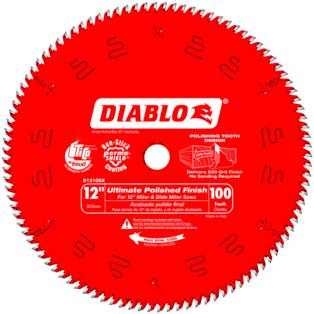 D12100X 12-Inch 100 Tpi Fine Finish Circular Saw