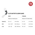 thumbnail image 2 of Codera de béisbol G-Form Elite 2 Batter's White Youth, 2 of 7