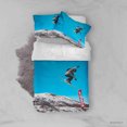 thumbnail image 3 of 3D Pexels Sports Ice Mountain Skiing Player View Quilt Cover Set Bedding Set, 3 of 3