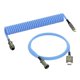 thumbnail image 4 of USB C Gaming Teclado mecánico Cable enrollado Cable trenzado Cable fuerte y resistente Instale fácilmente accesorios Piezas de repuesto con Azul Baoblaze cable del teclado, 4 of 8