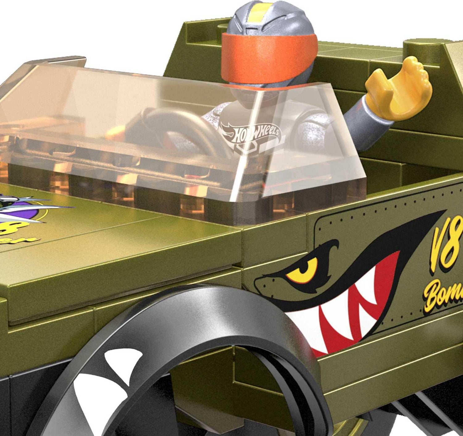MEGA Hot Wheels V8 Bomber Building Set - 86 Pieces