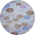 thumbnail image 2 of Addison Rugs Mayfield Premium Machine Washable Transitional Geometric Sky Round Rug, 8' x 8', 2 of 4