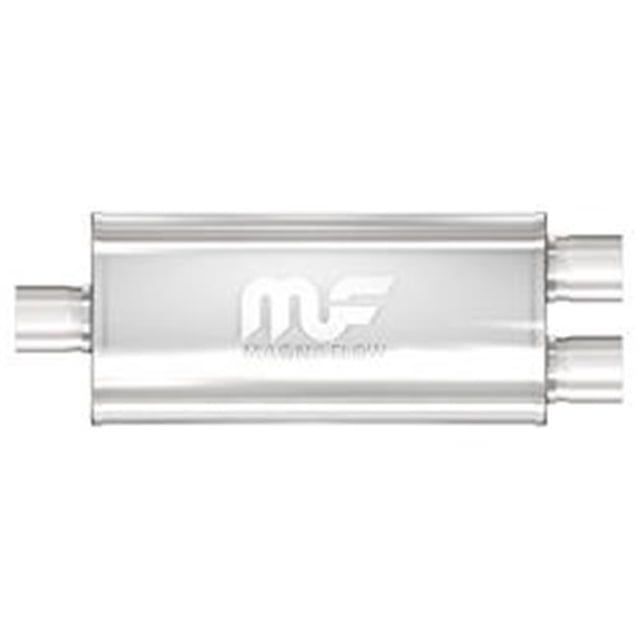 Silencieux de Performance Naturels de 18 x 5 x 8 Po - Acier Inoxydable